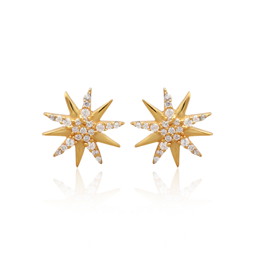 Astral Glow Starburst Earrings