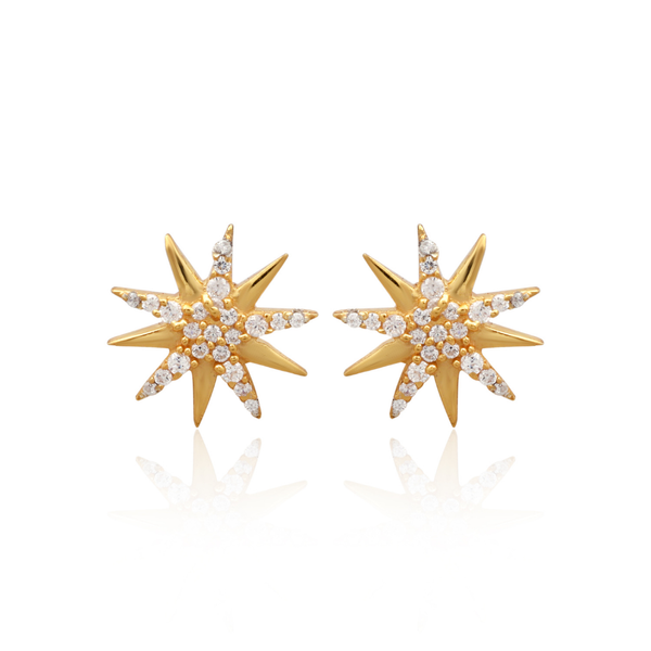 Astral Glow Starburst Earrings
