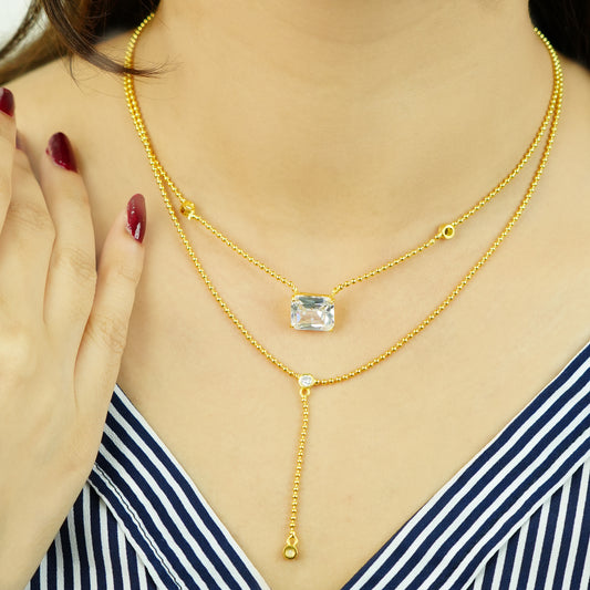 Sterling Silver Regal Layered Necklace
