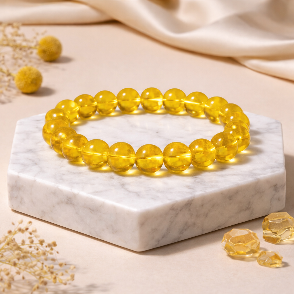 Yellow Citrine Bracelet