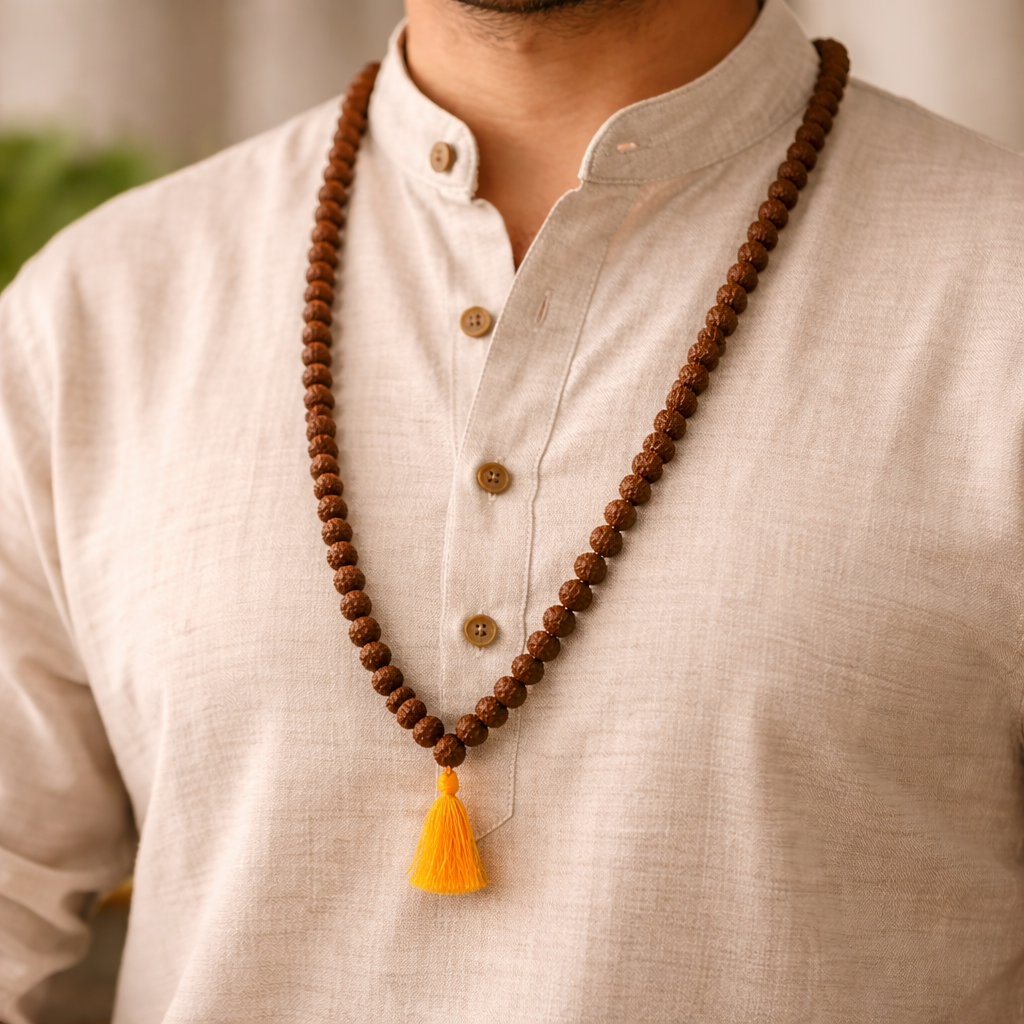 5 Mukhi Rudraksha Mala
