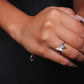 Flutter Grace Adjustable Butterfly Ring (Silver Finish)