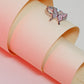 Flutter Grace Adjustable Butterfly Ring (Silver Finish)