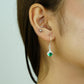 Emerald Glow Sterling Silver Necklace