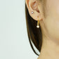Twinkle Charm” – 925 Sterling Silver Gold-Plated Star Earrings