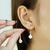 Nova Gleam” – 925 Sterling Silver Crystal Dangler Earrings