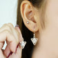 Trilux Charm” – 925 Sterling Silver Triangle Drop Earrings