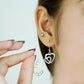 Heartaura Duo” – 925 Sterling Silver Interlocked Heart Earrings