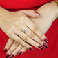 Silver Blossom Bud Ring