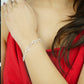 Dil Se” – 925 Sterling Silver Heart Link Bracelet