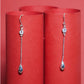 Lunara Drip” – 925 Sterling Silver Teardrop Chain Earrings
