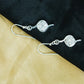 Elvina Twist” – 925 Sterling Silver Curved Drop Earrings