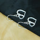 Serene Heart” – 925 Sterling Silver Open Heart Drop Earrings