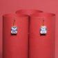 Regalia Glow” – 925 Sterling Silver Gold-Plated Statement Earrings