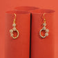 Zahra Bloom” – 925 Sterling Silver Gold-Plated Floral Earrings